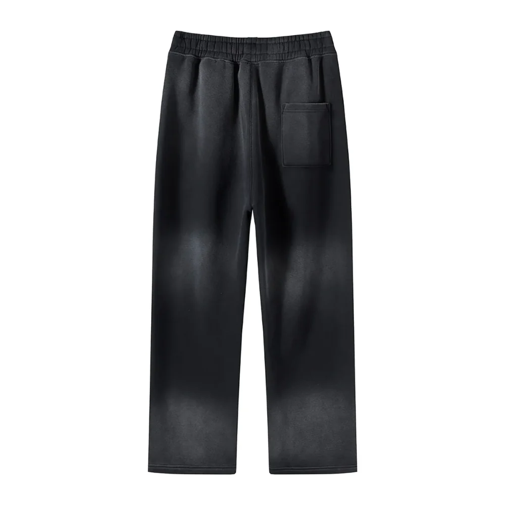 Black Colored Washed Effect Pants - Image 1