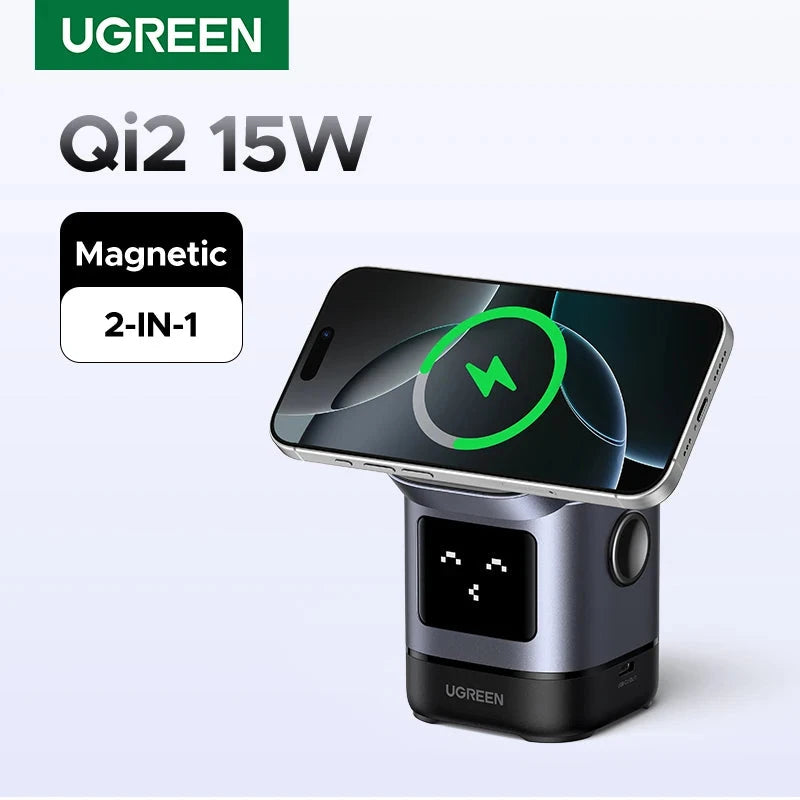 Elecssia UGREEN UNO Qi2 Charger Stand - Image 1