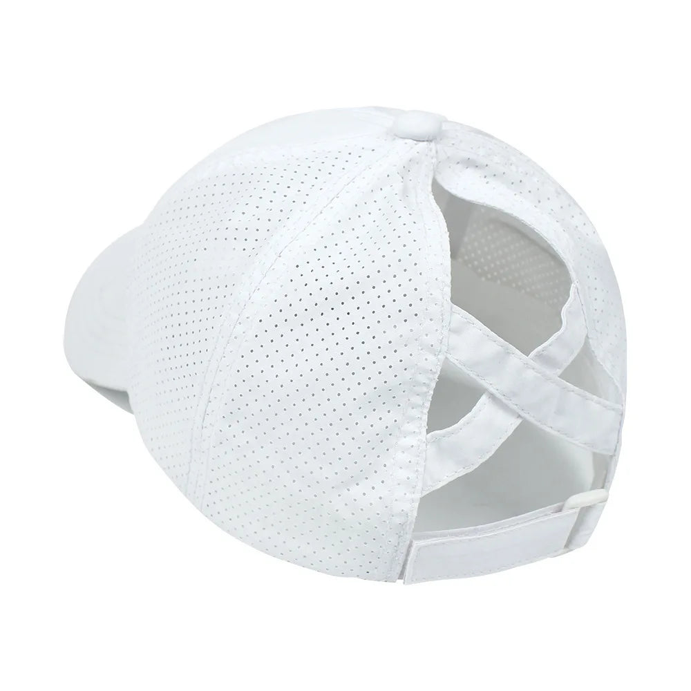 Avichy Ponytail Snapback Cap - Image 1