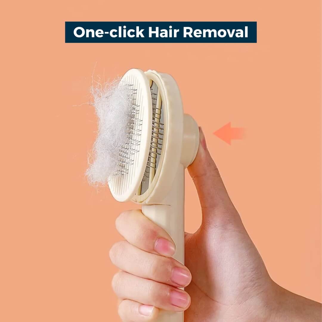 The Fur Magnet Self-Cleaning Cat Brush (Clinch) - Image 1